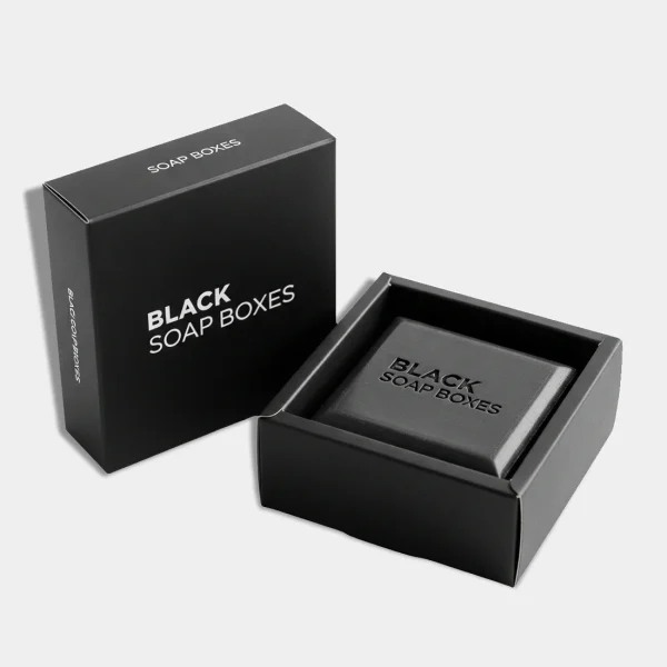 Custom Black Soap Boxes - Image 2